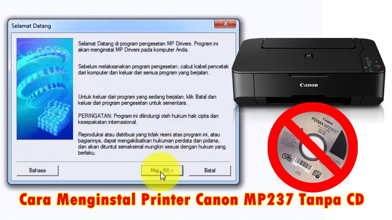 Master printer canon mp237
